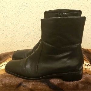 New Etienne Aigner Black Ankle Boots!